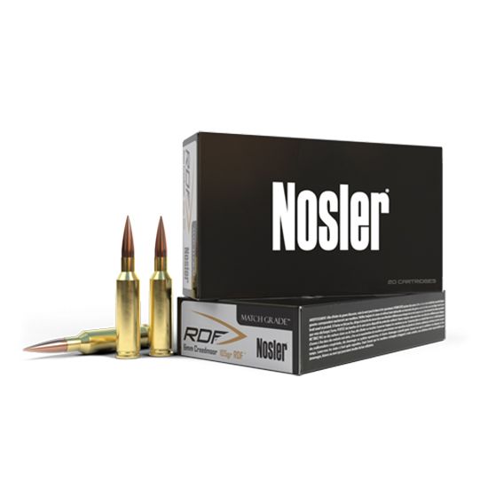 NOS AMMO 6MMCREED 115GR MATCH RDF HPBT 20/10 - Ammunition